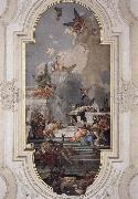 Giovanni Battista Tiepolo Donation of the Rosary oil painting